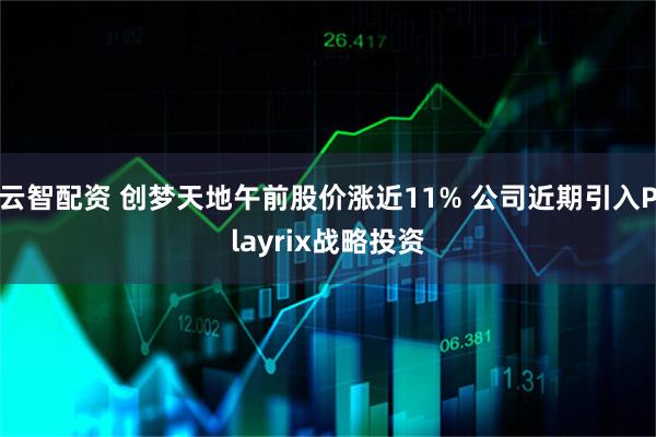 云智配资 创梦天地午前股价涨近11% 公司近期引入Playrix战略投资